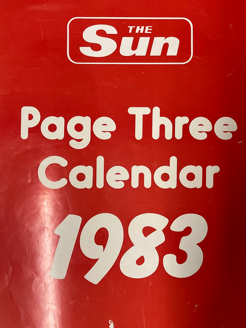 Sun Page 3 Calendar 1983. Also avail 1979,1981,1982,1883,1984,1986,1988 & 1989.