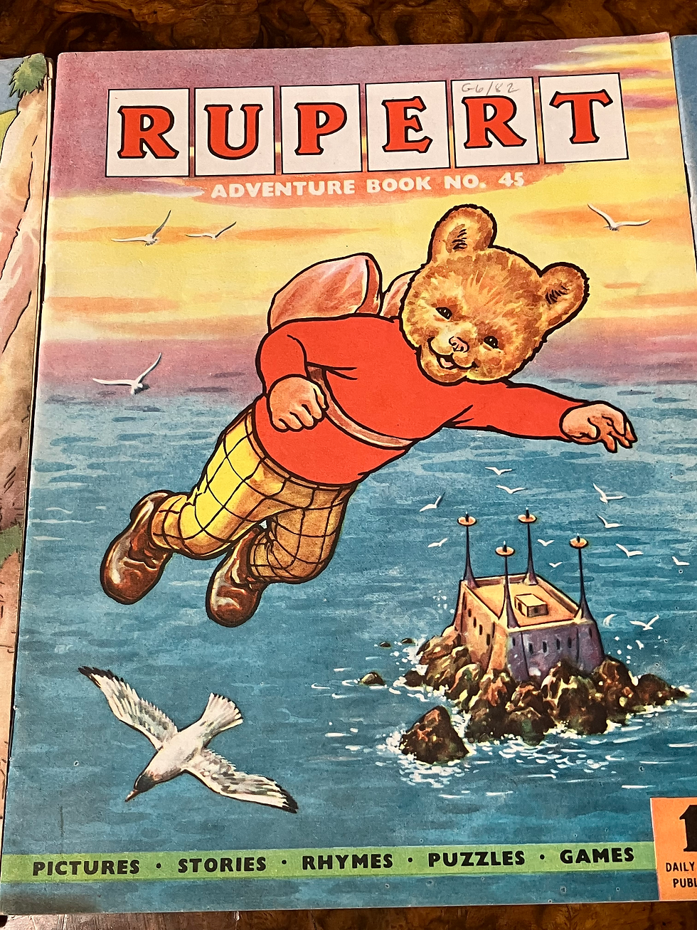 Thumbnail: Job Lot of 5 1960s Rupert the Bear Comics 