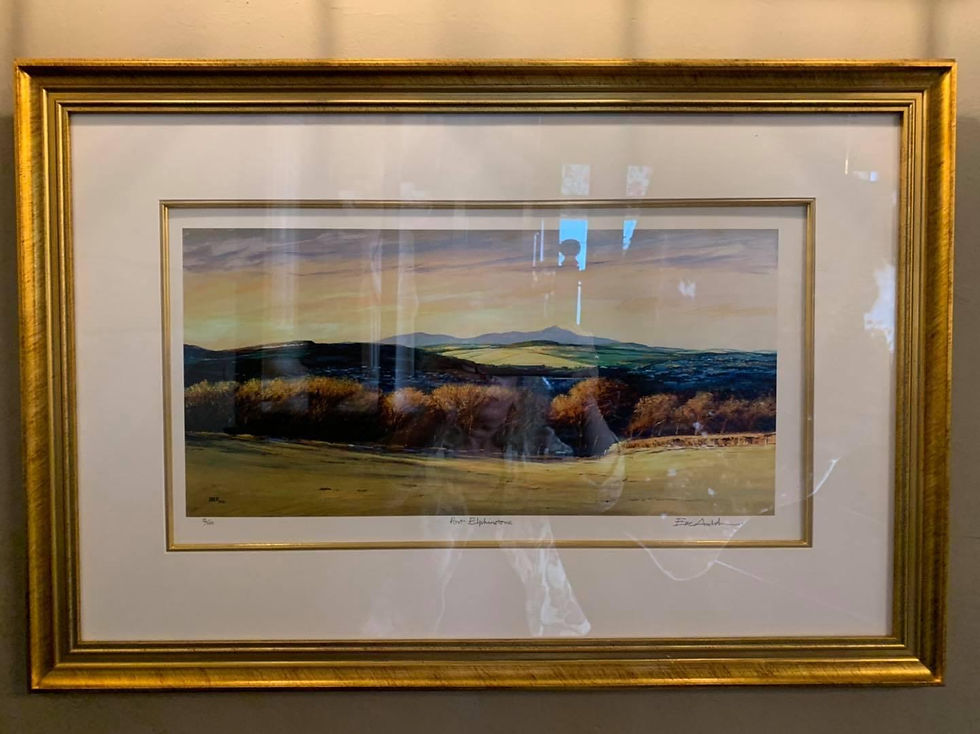 Thumbnail: Limited Edition Signed Print 12 Of 100. Port Elphinstone. By Artist Eric Auld  H