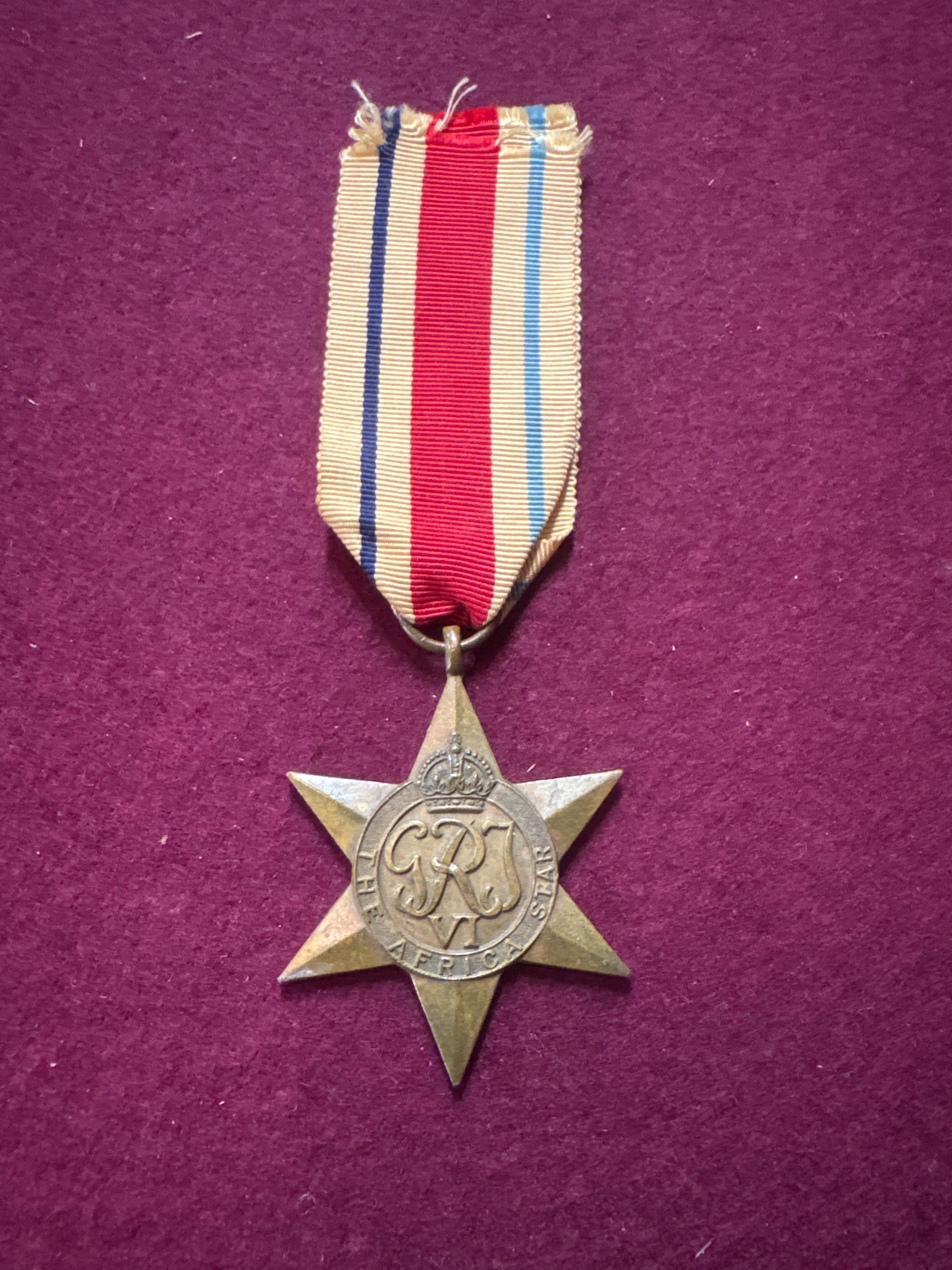 WW2 Africa Star Campaign Medal