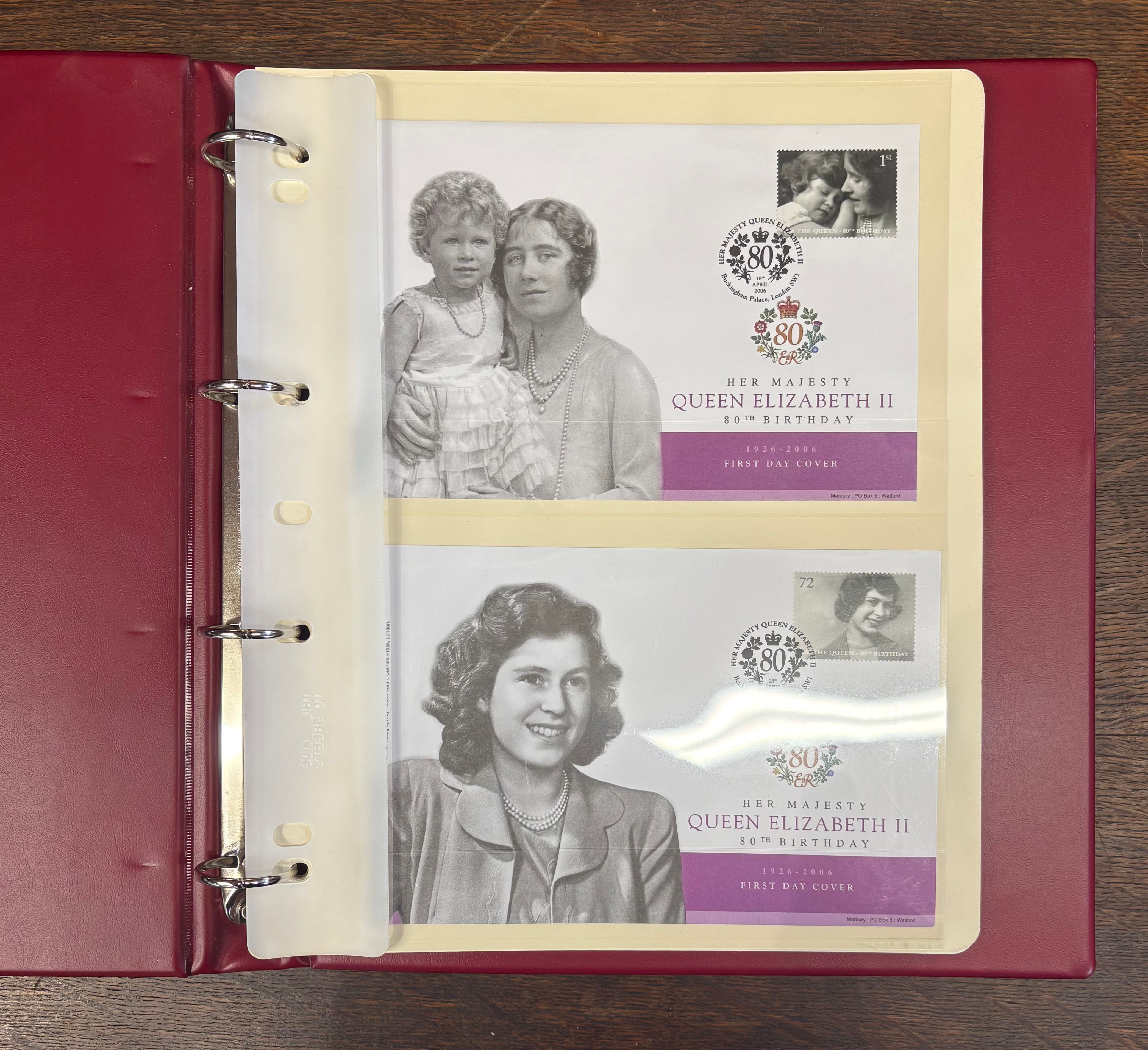 Stamps Collection in Album All First Day Covers