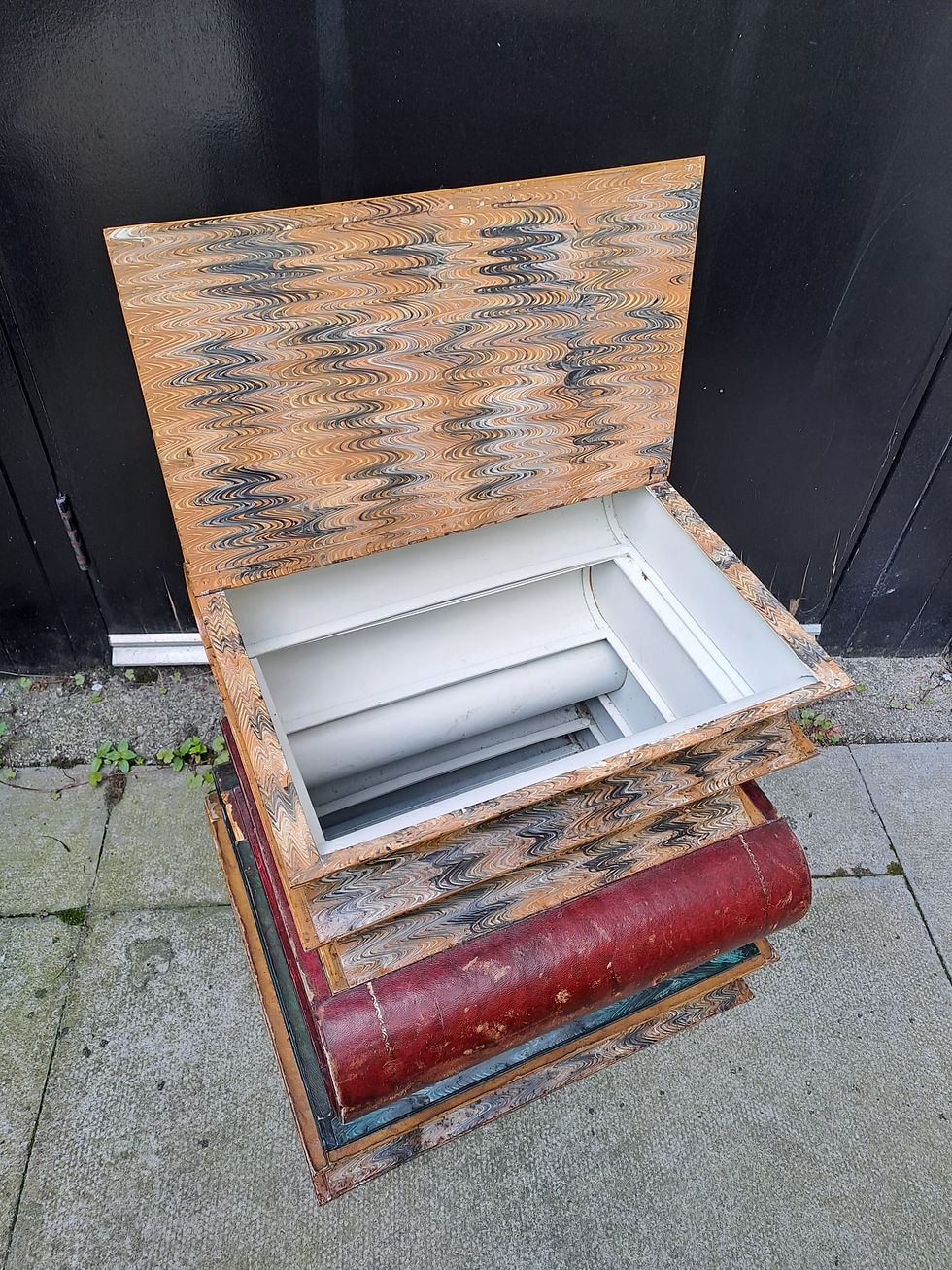 Thumbnail: Vintage Italian Book Stack with Secret Compartment