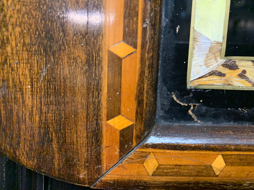 Thumbnail: Vintage 1950’s Brazilian Marquetry Tray Butterflies & Butterfly Wings 