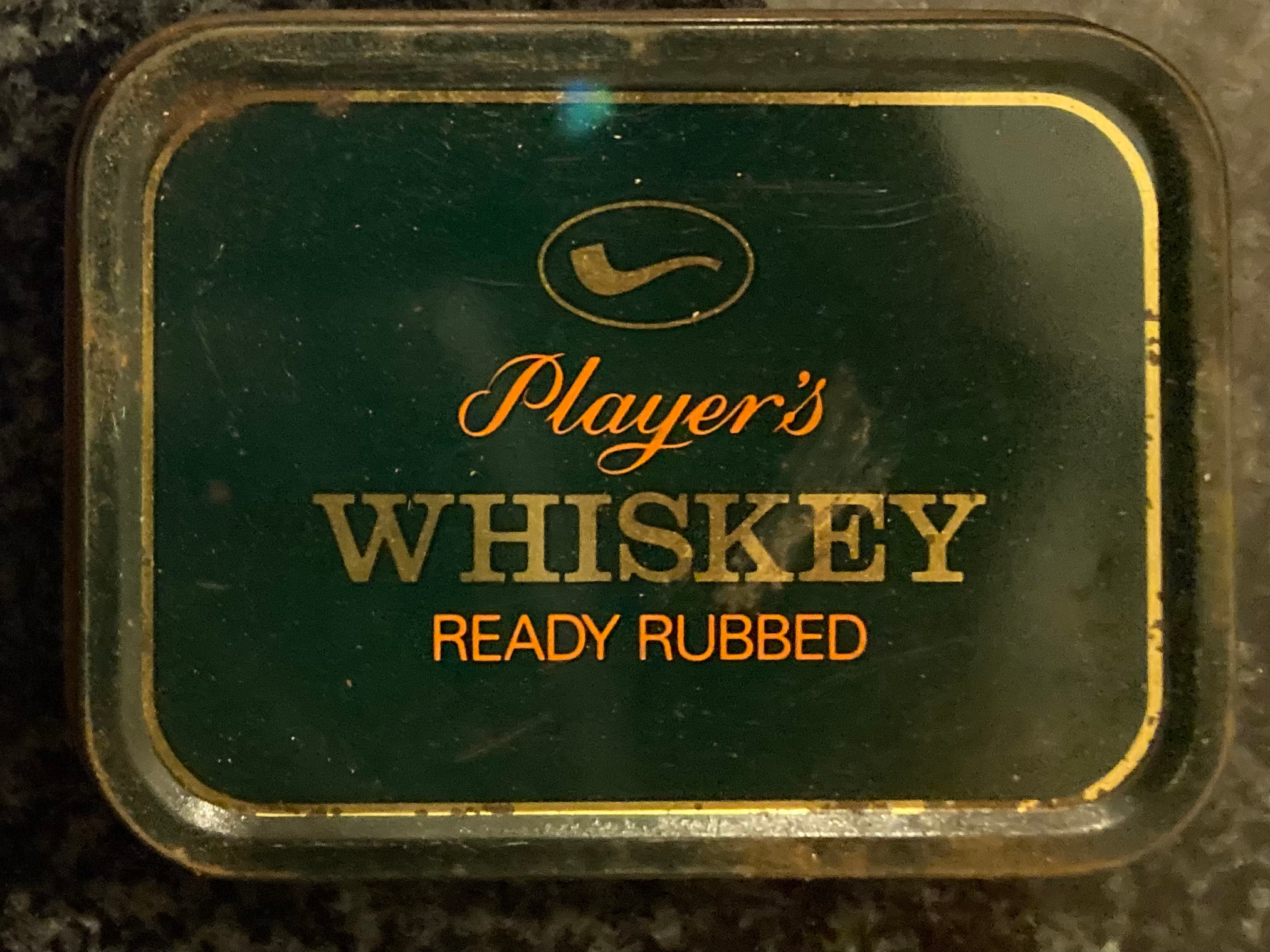 Tobacco Tin Players Whisky Ready Rubbed