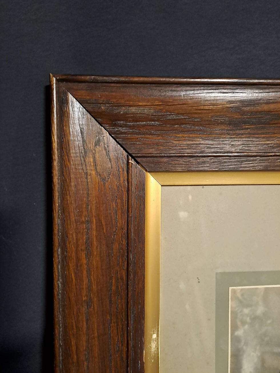 Thumbnail: Antique Framed Portrait of Couple