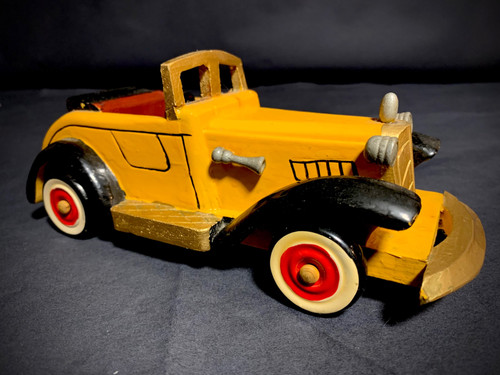 Vintage wooden toy car | Strichen Antiques