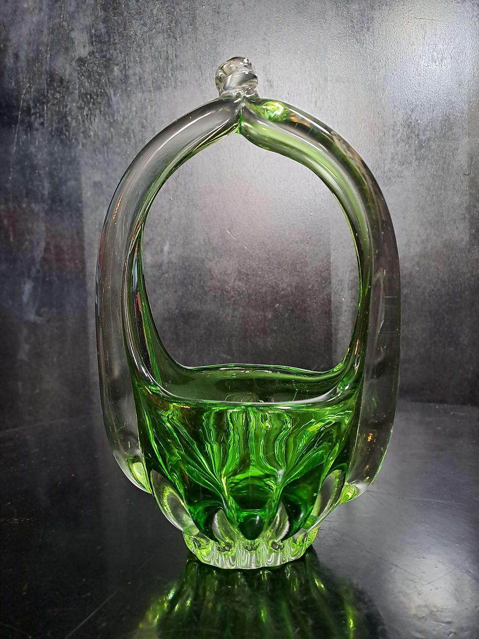 Thumbnail: Murano Glass Basket