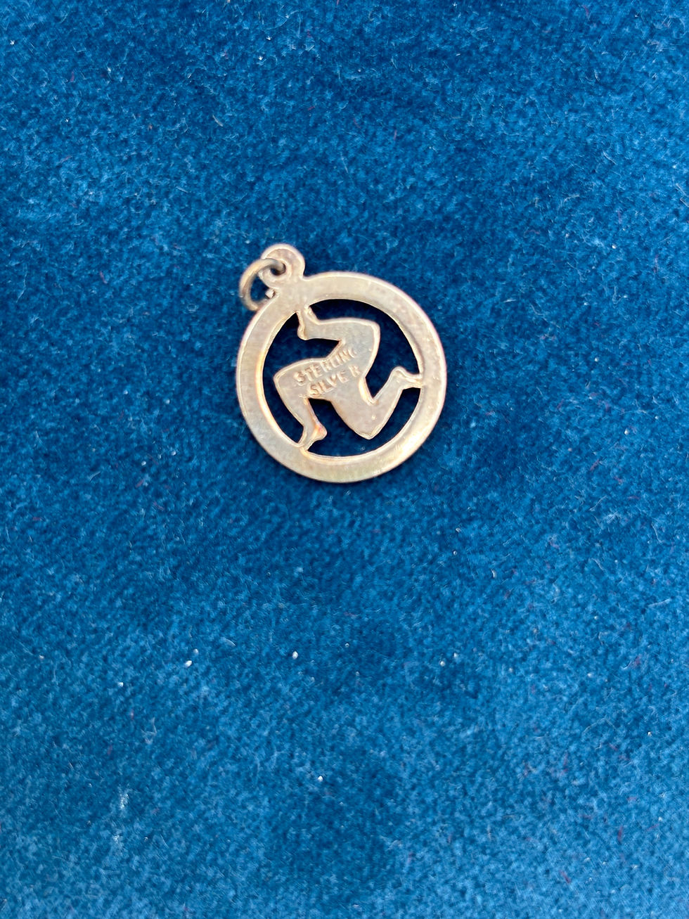 Thumbnail: 925 Silver Isle of Man Charm 