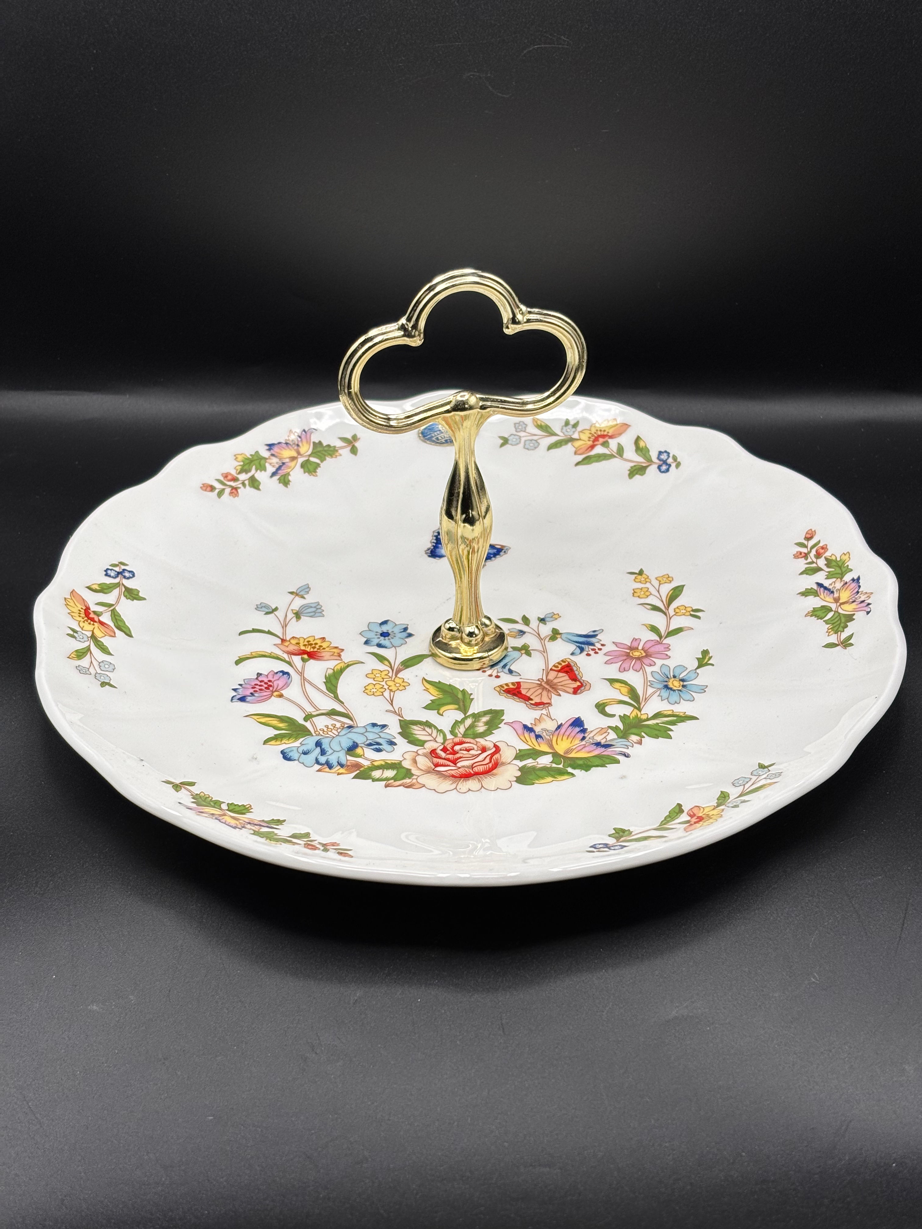 Aynsley Cake Stand Cottage Garden Design 