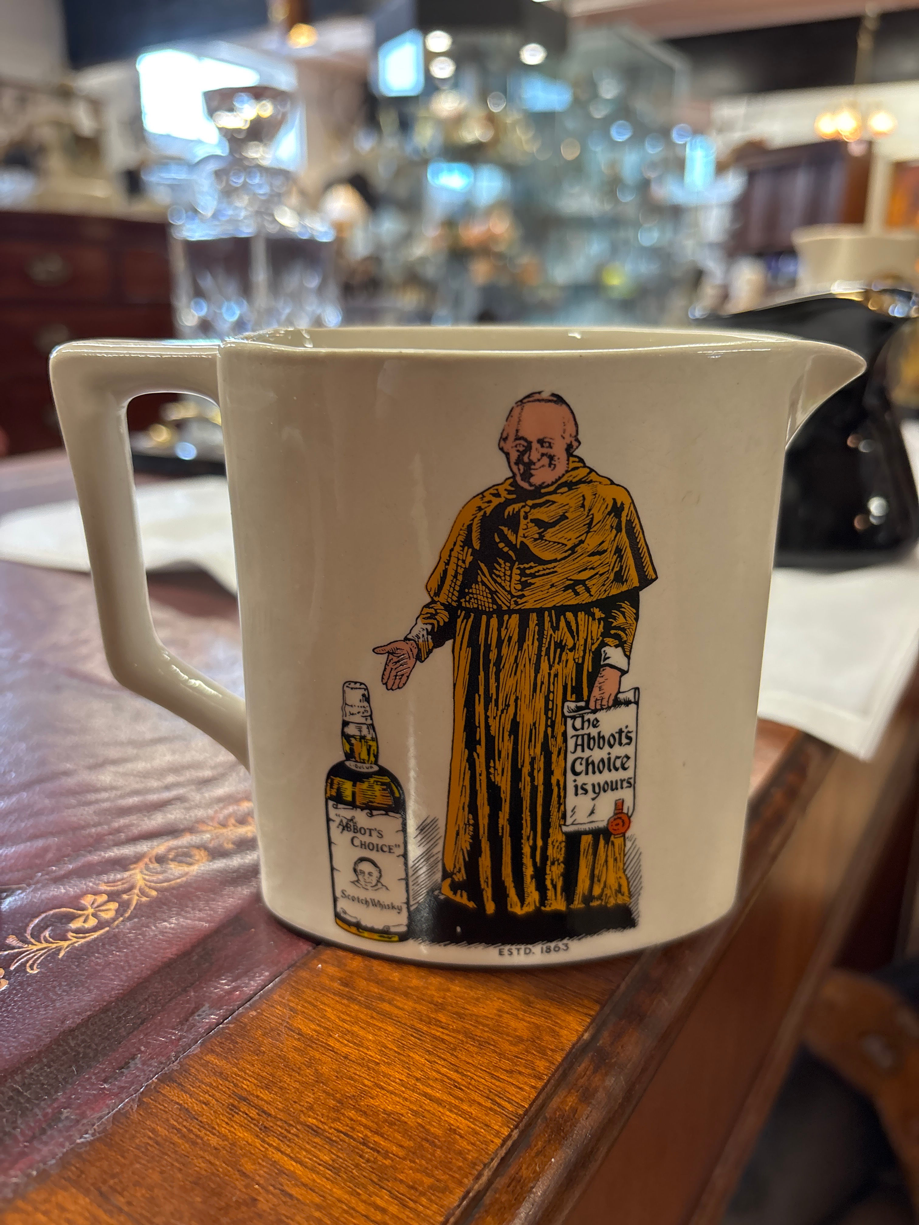 Abbot's Choice Wade Pottery Whisky Water Jug Whiskey