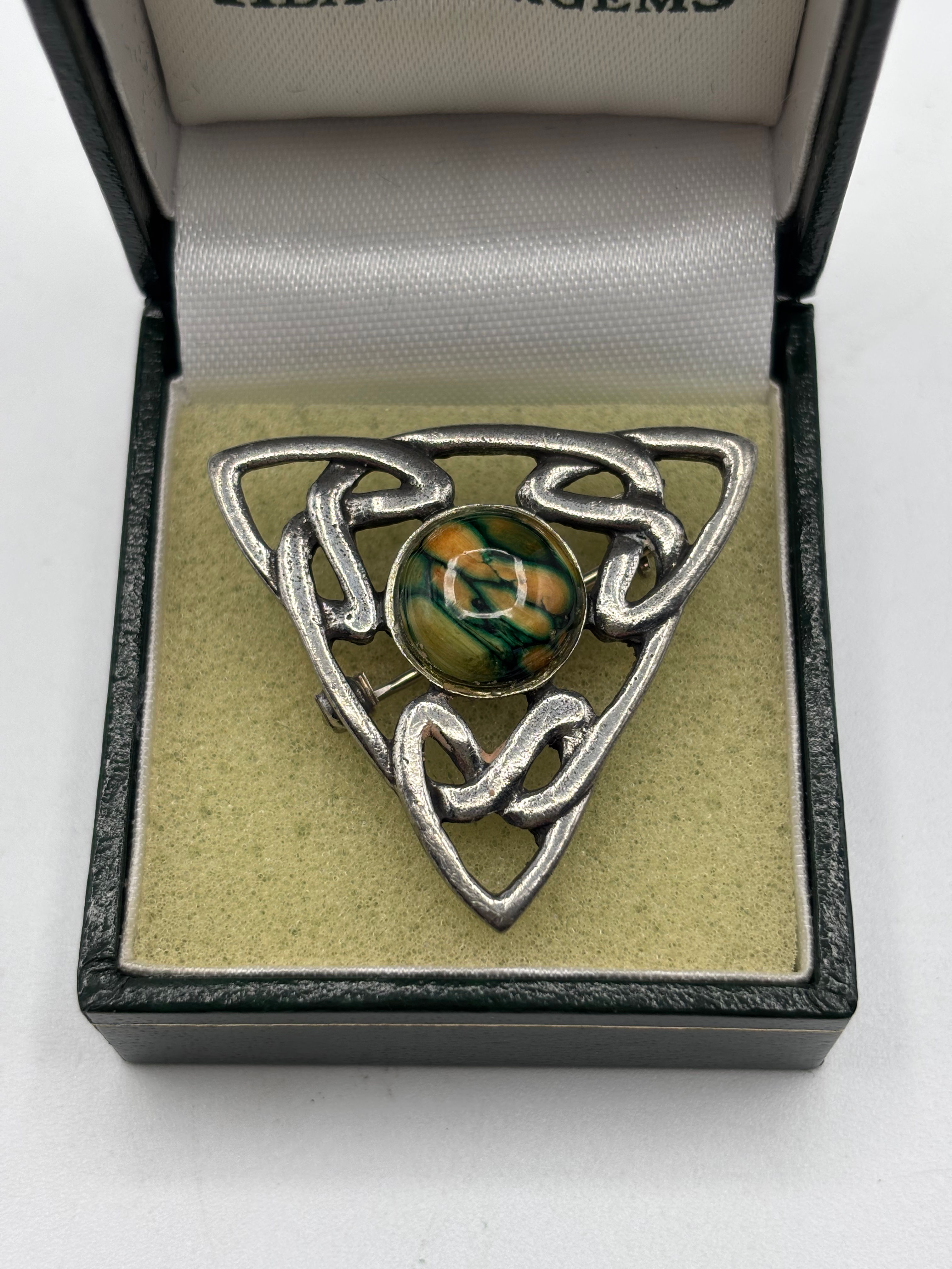 Heathergems Brooch