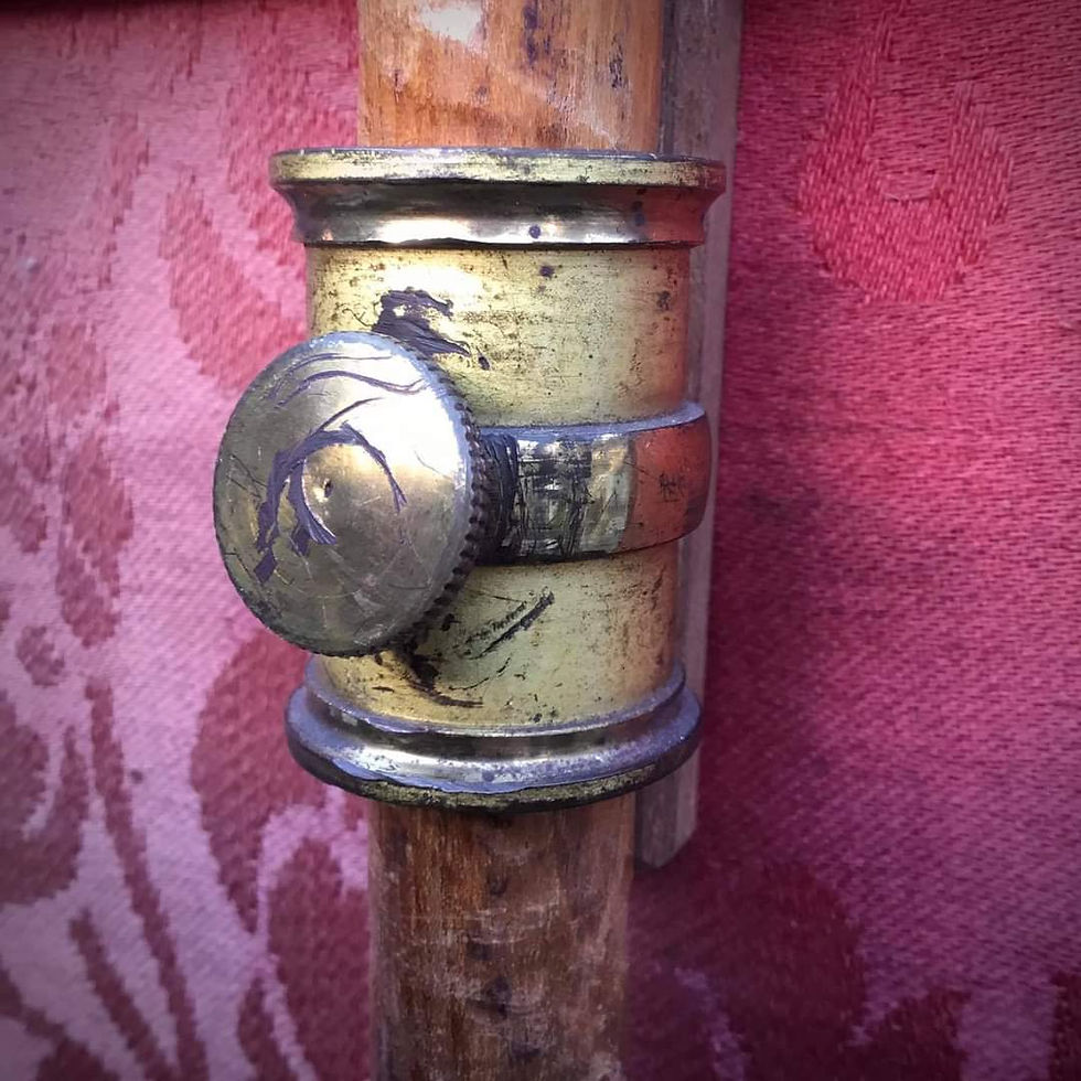 Thumbnail: Victorian tapestry pole ON SALE 