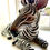 Thumbnail: Extra Large Vintage 1960’s/70’s Hand Painted Zebra. Made in Italy