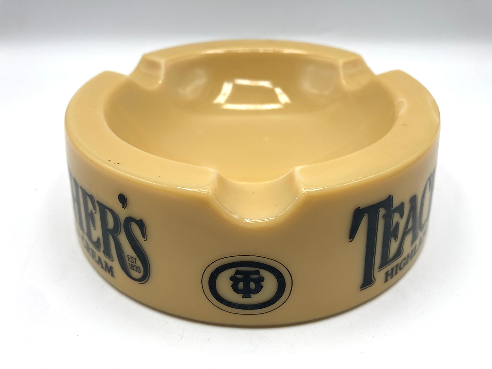 Thumbnail: Vintage Teacher’s Highland Cream Scotch Whisky Glass Ashtray 