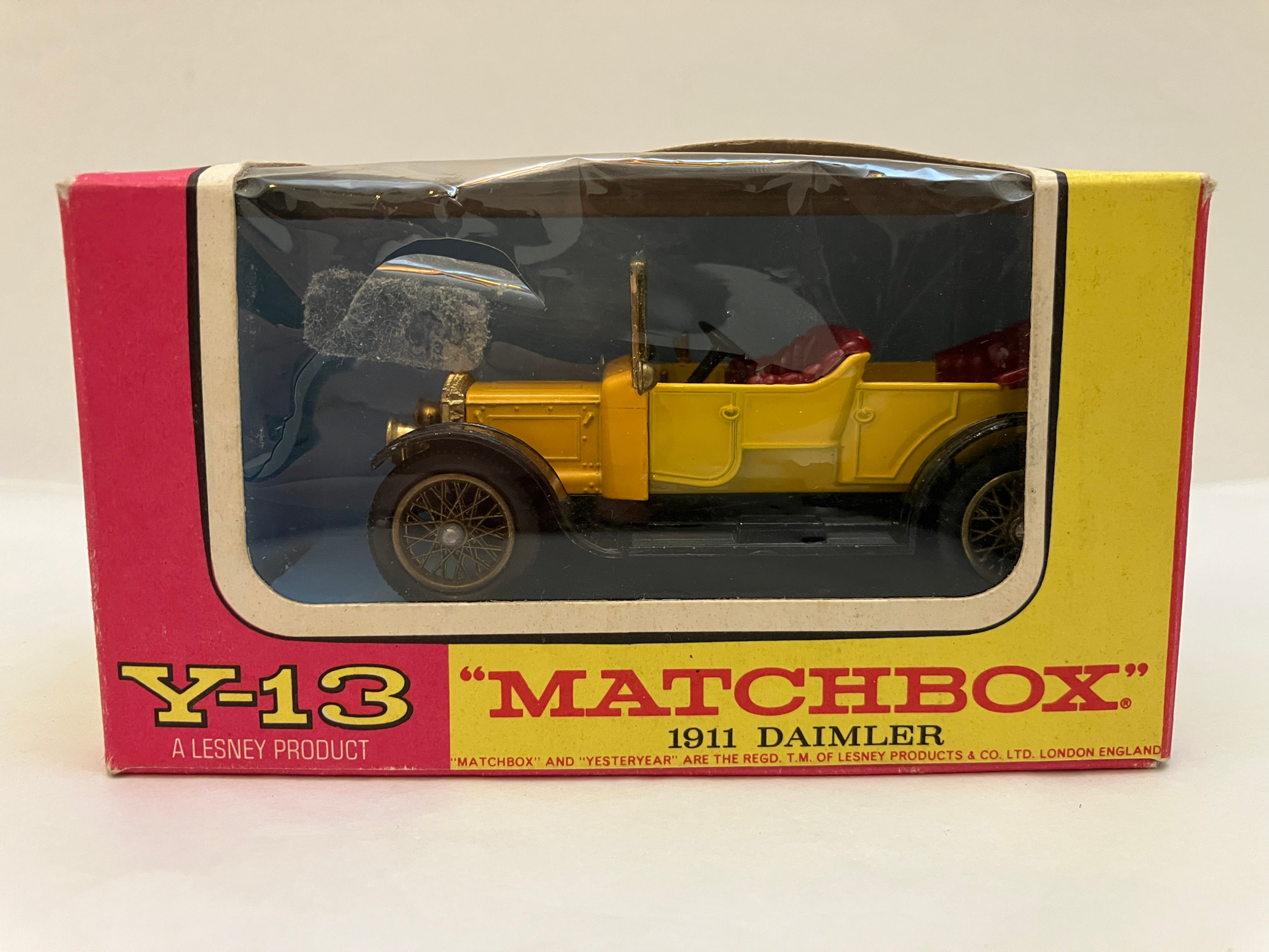 Vintage Match Box Diecast Model 1911 Daimler With Original Box