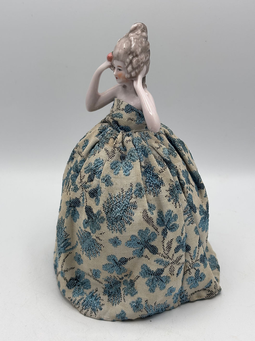 Thumbnail: Antique German Half Doll Pin Cushion 