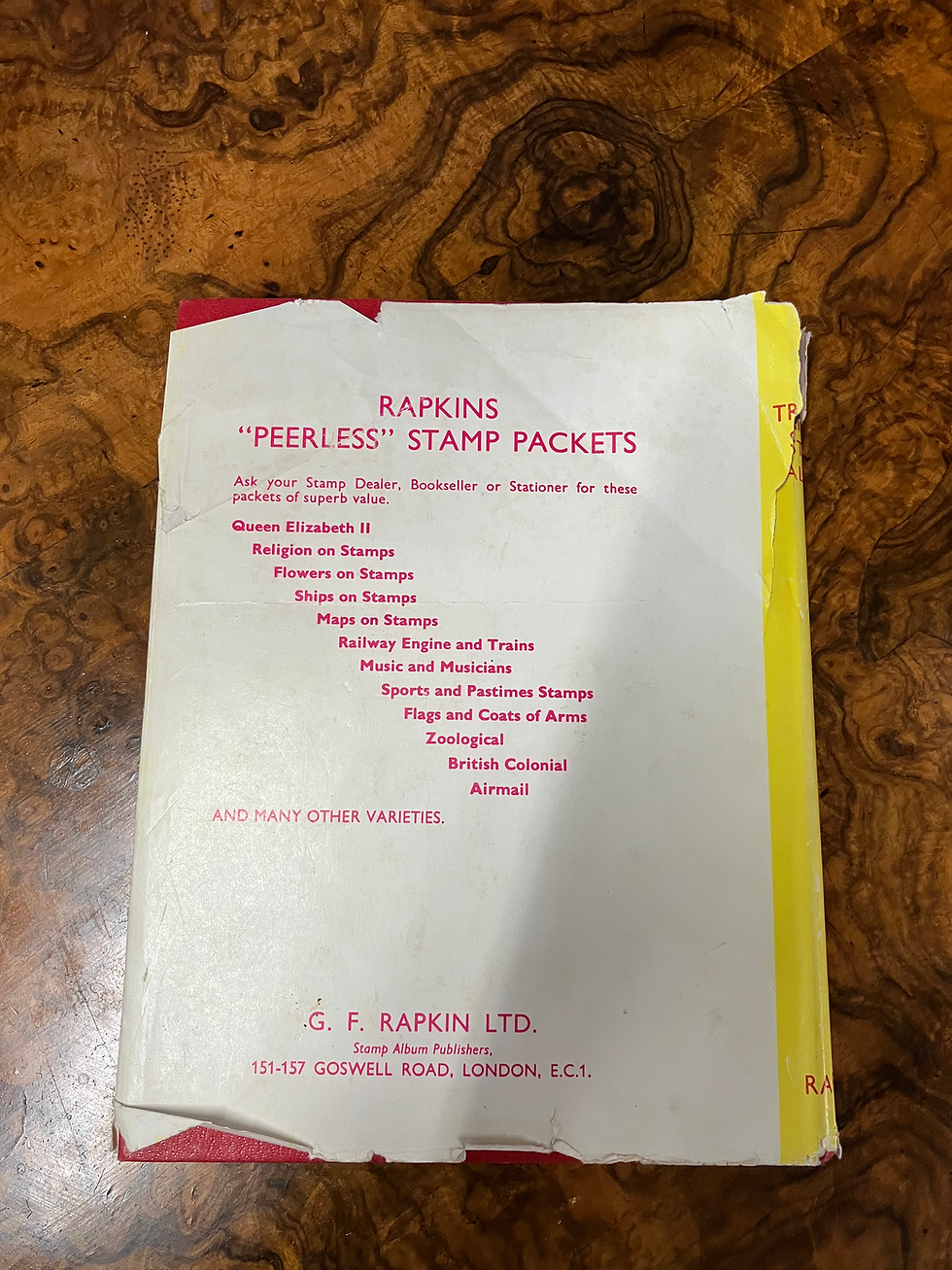 Thumbnail: Vintage “The Trimuph” Children/Beginners Stamp Album With Some Stamps 