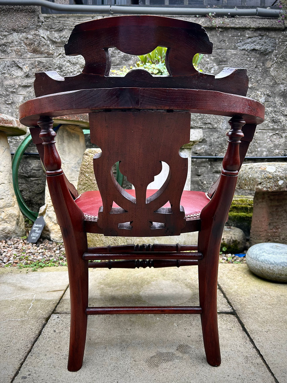 Thumbnail: 20th century Chippendale Style Low Occasional Chair 