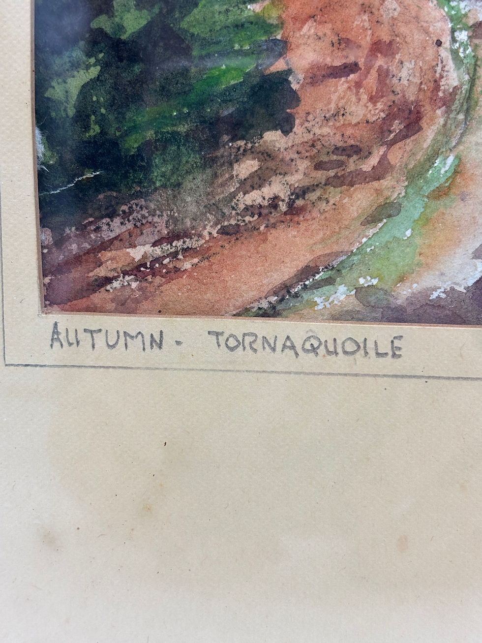 Thumbnail: Original framed signed Landscape Watercolour by Artist J R Middleton. Titled “Au