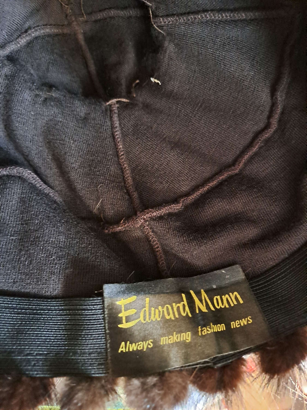Thumbnail: Vintage Edward Mann Fur Hat