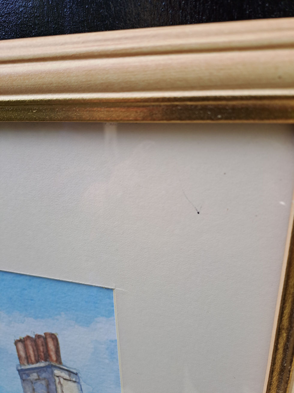 Thumbnail: Framed Original Watercolour of Pitullie, Sandhaven