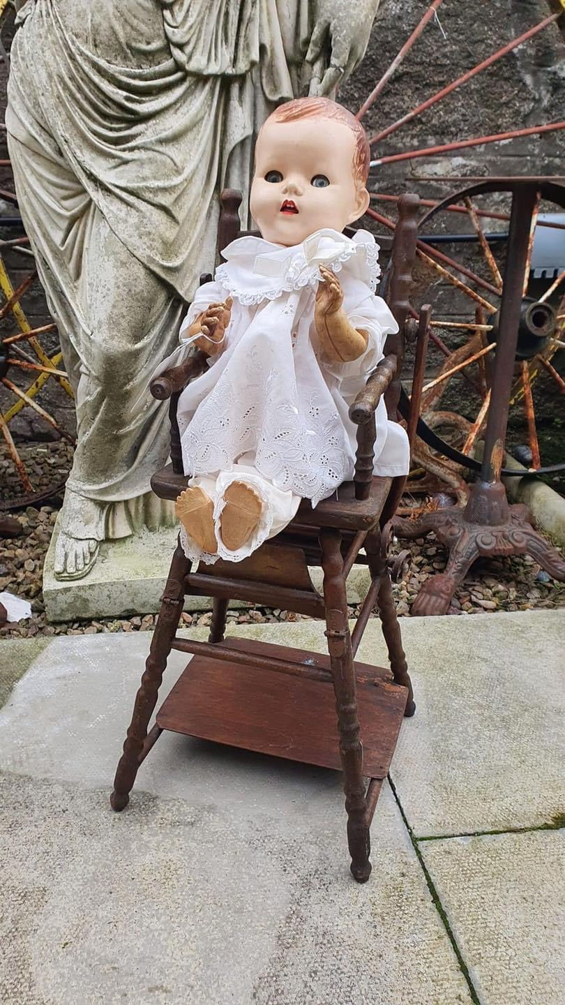 Thumbnail: Antique Child's Metamorphic Chair,