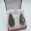 Thumbnail: Navajo Native American Large Silver Stud Earrings
