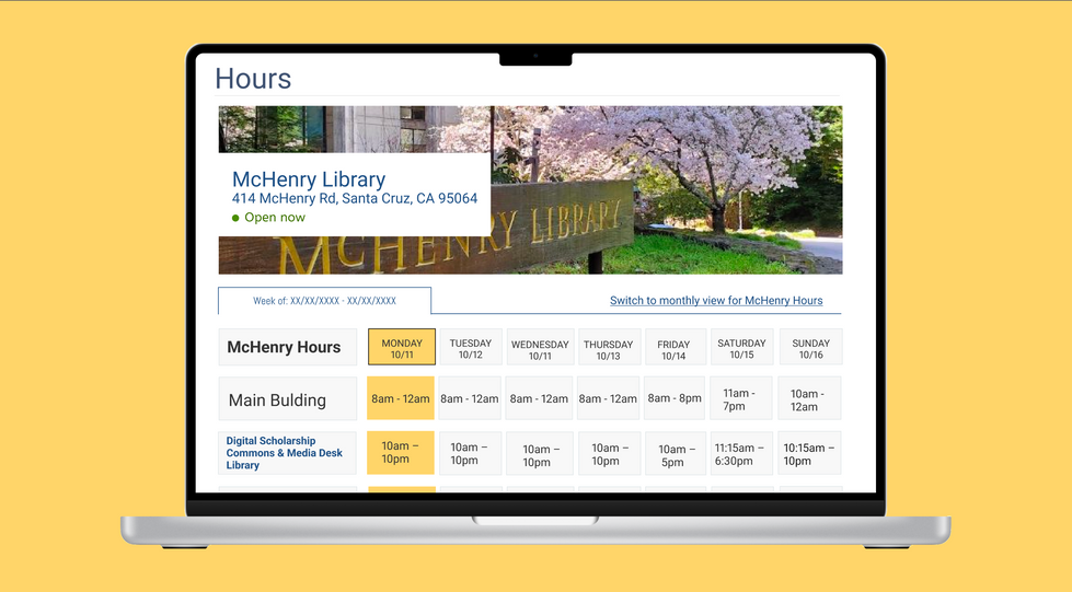 McHenry Library Hours