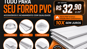 Forro de PVC Branco Frisado 8mm Antichamas Madex – Máxima Qualidade com Entrega Rápida em São Paulo