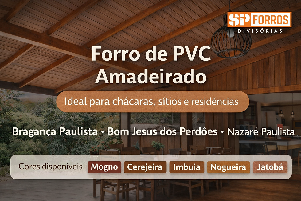 forro de pvc amadeirado-preço