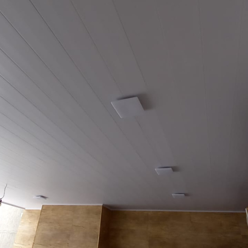 Forro PVC liso junta seca branco Permatti 8mm | imagem 2