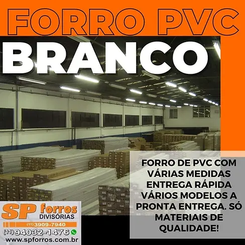 FORRO DE PVC BRANCO FRISADO SP FORROS PVC.webp