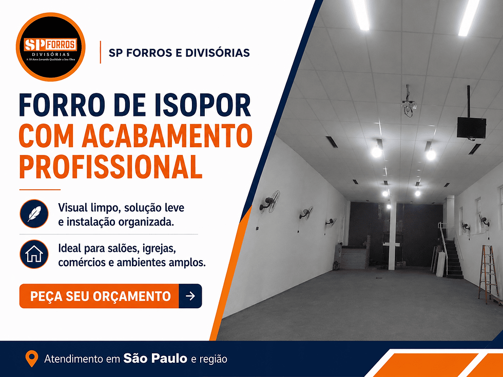 Instalação de Forro de Isopor - Forro Modular