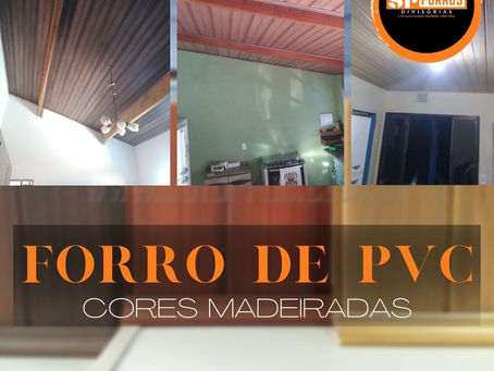 Forro de pvc decorado - Forro pvc amadeirado