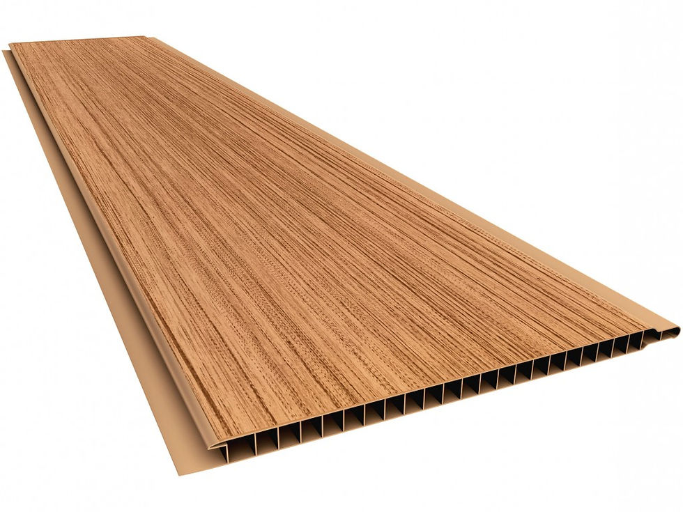 Miniatura: Forro PVC 200 Relevo 10 mm Rústico - Decorado cores madeirada