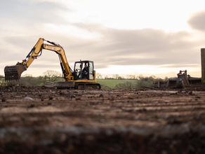 Groundworks contracting dairy farm Staffordshire