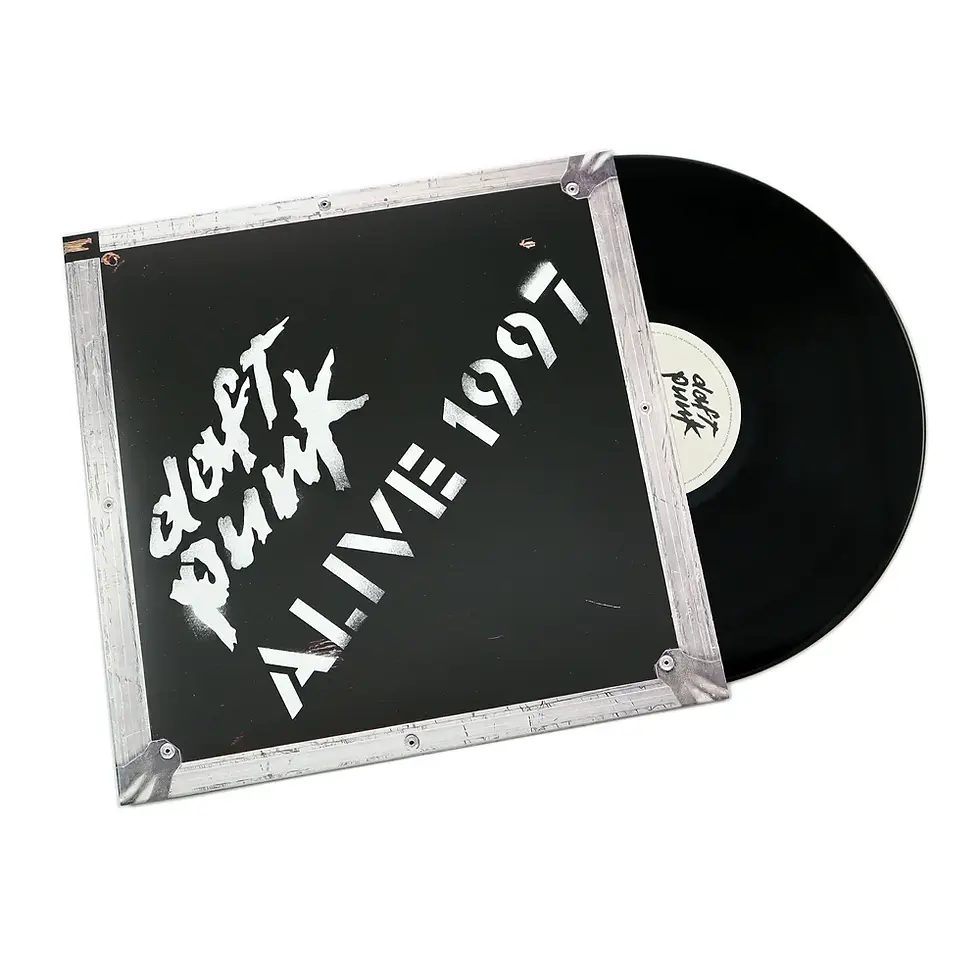 Capa do disco de vinil do Daft Punk alive 1997