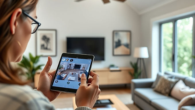 Virtual meeting on an iPad