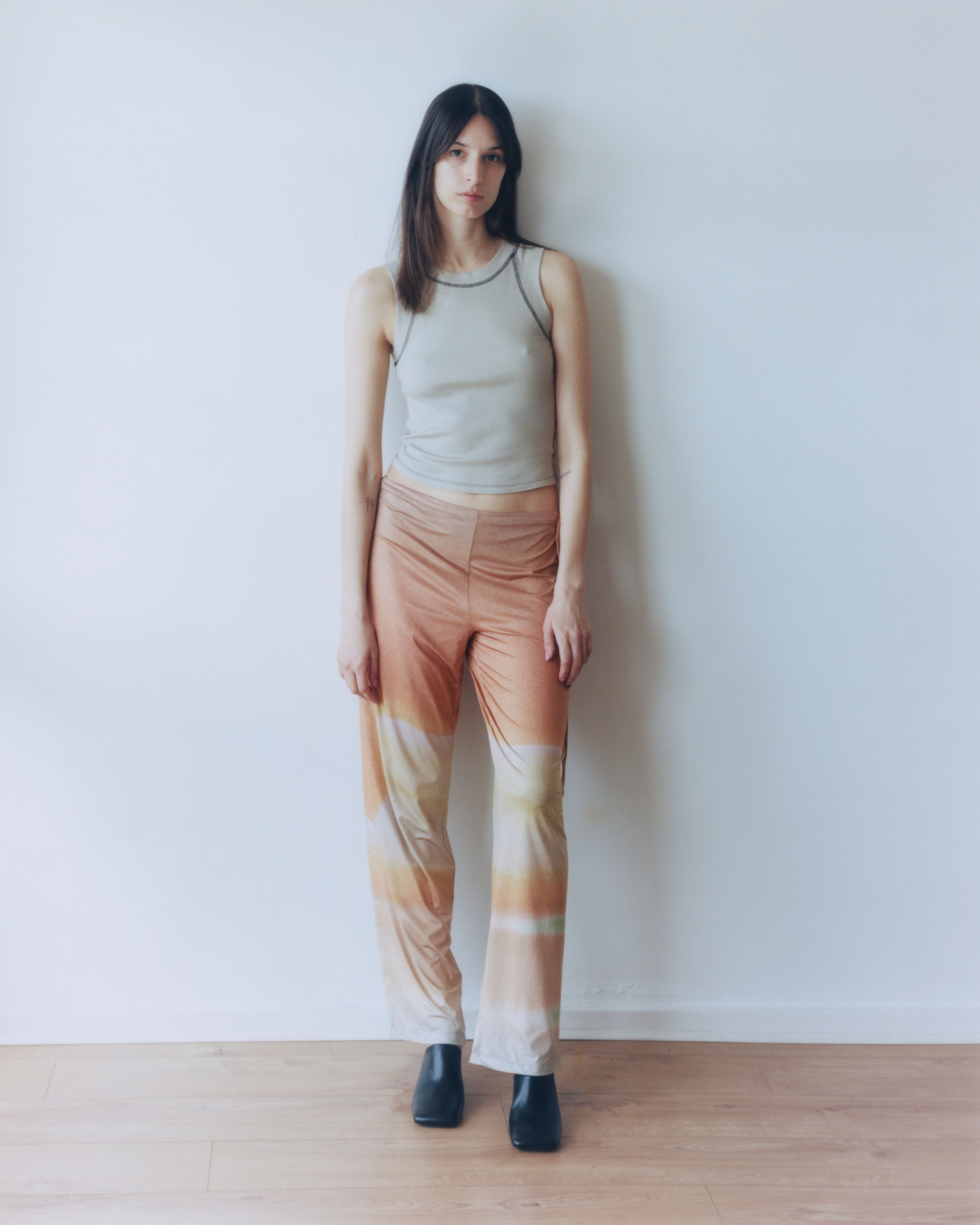 Mesh Trousers Anya Gorkova Edition Orange Orange