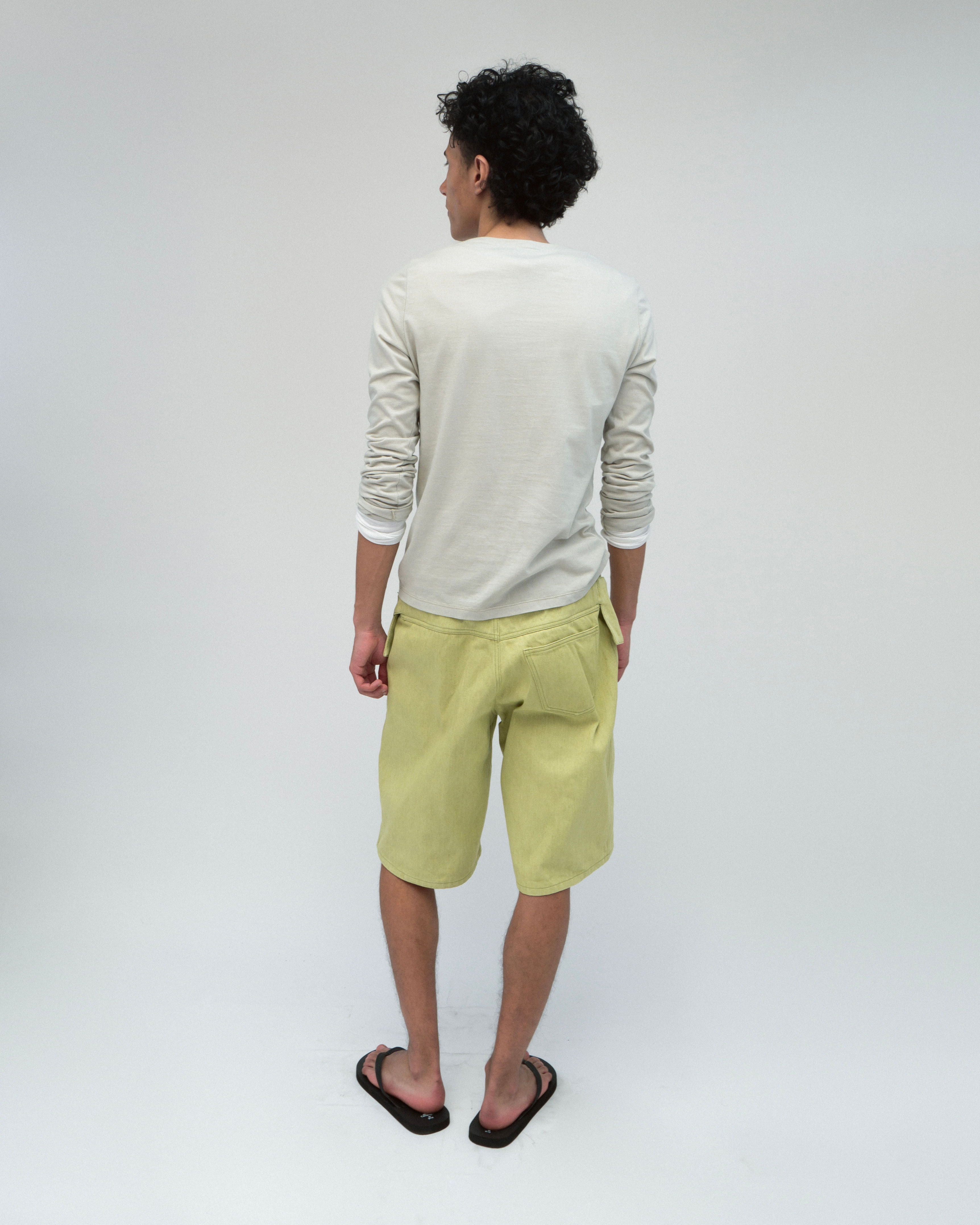 Men's Asymmetric Ballet Top Sand