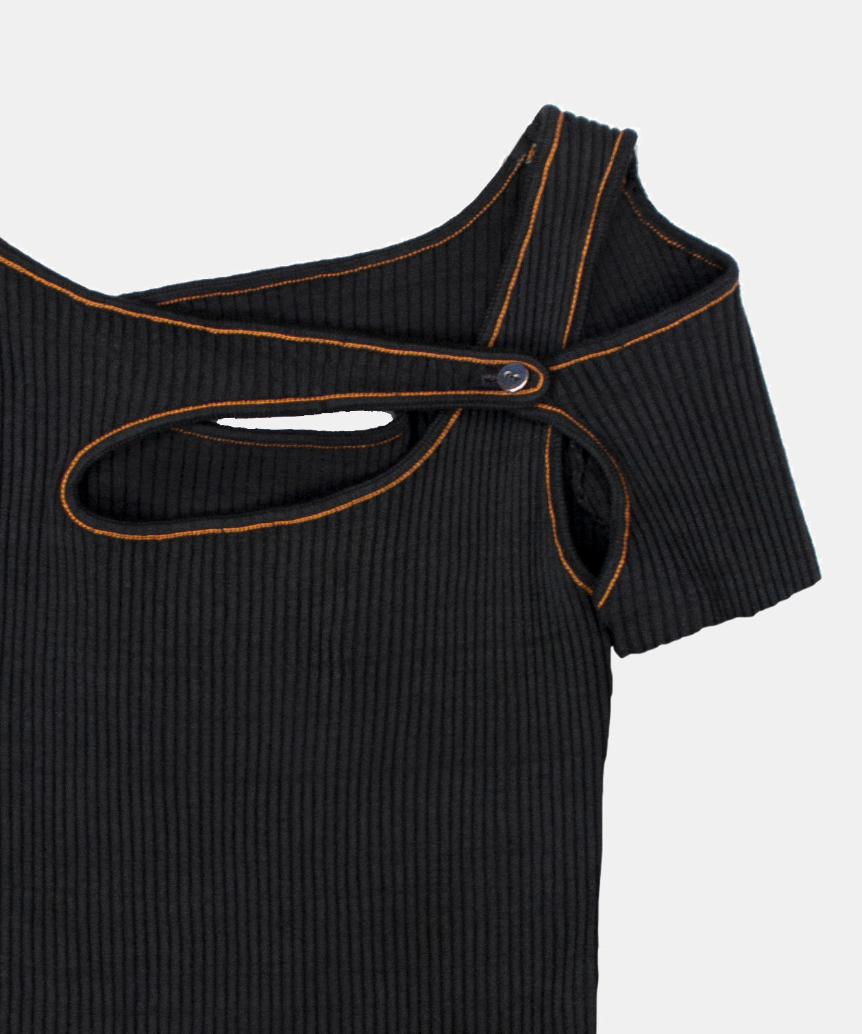 Score Knit Top Short Sleeve