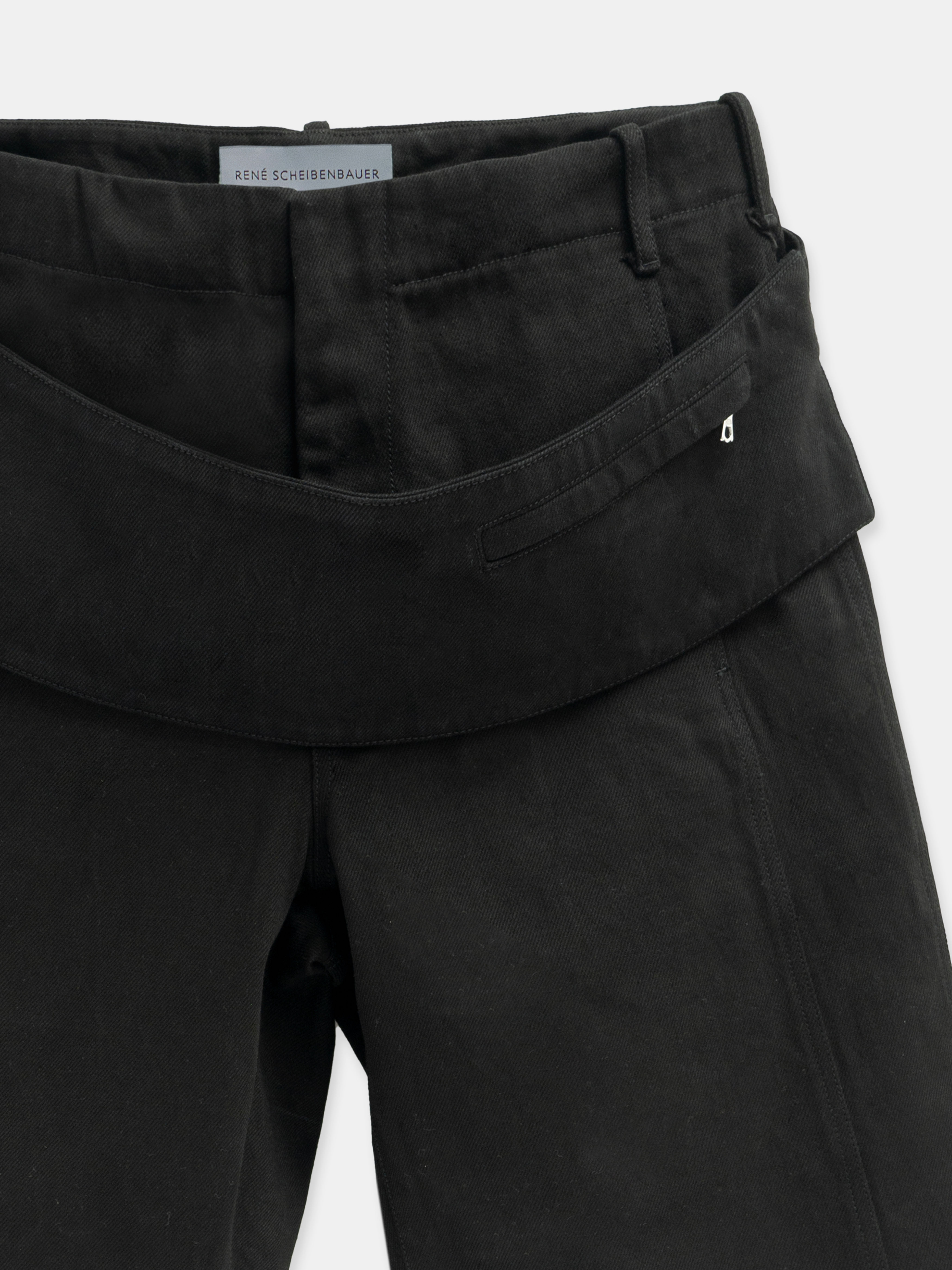 Sling Denim Shorts Black