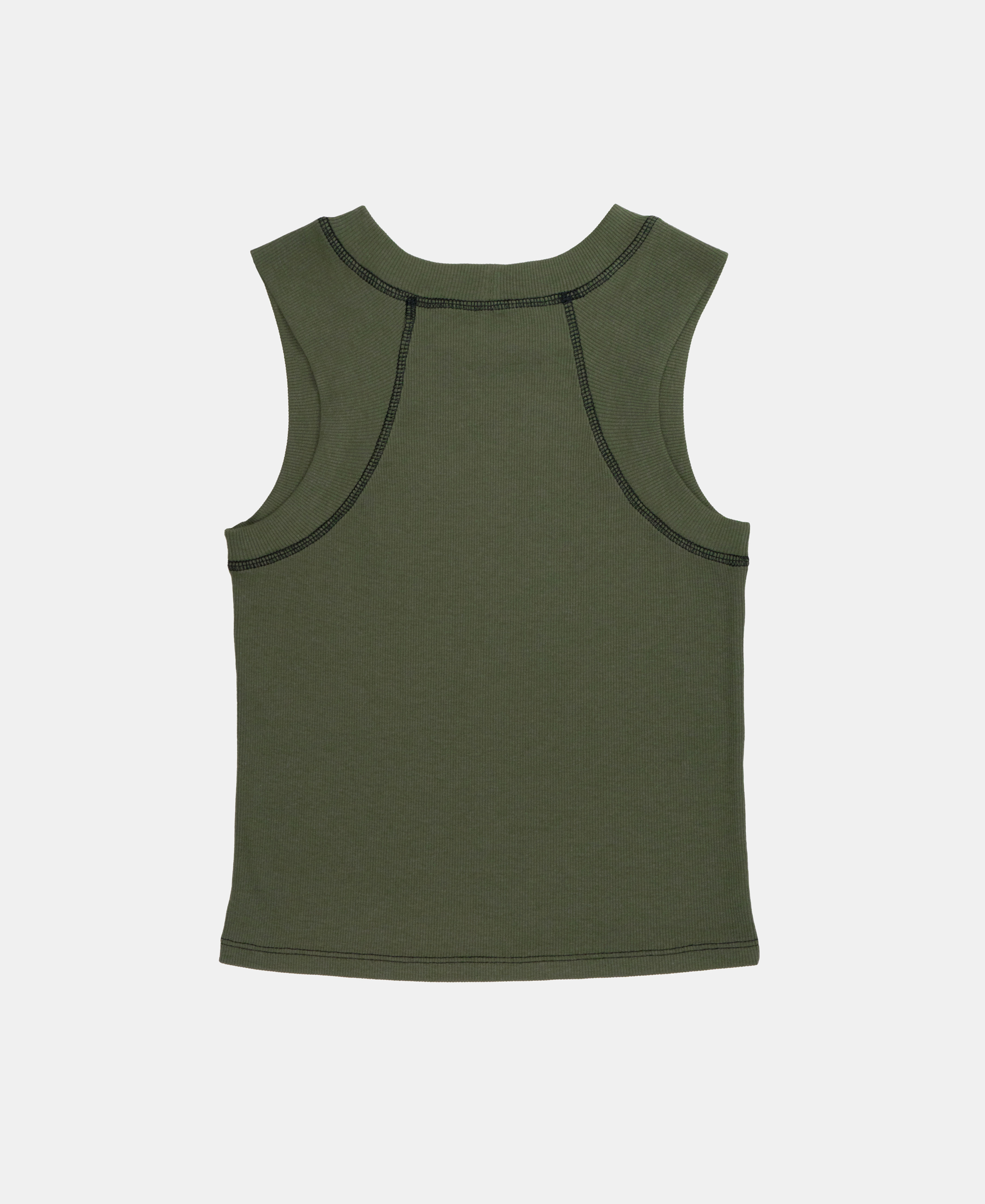 Signature Tank Top Khaki Green