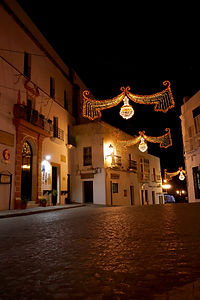 Plazuela, Vejer, Christmas night