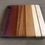 Thumbnail: Medium Square Abstract Gradient Cuttingboard with Bloodwood Highlights