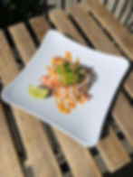 Fish Ceviche Tostada