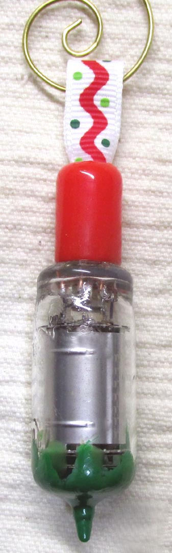 Thumbnail: Radio Tube Christmas Holiday Ornament