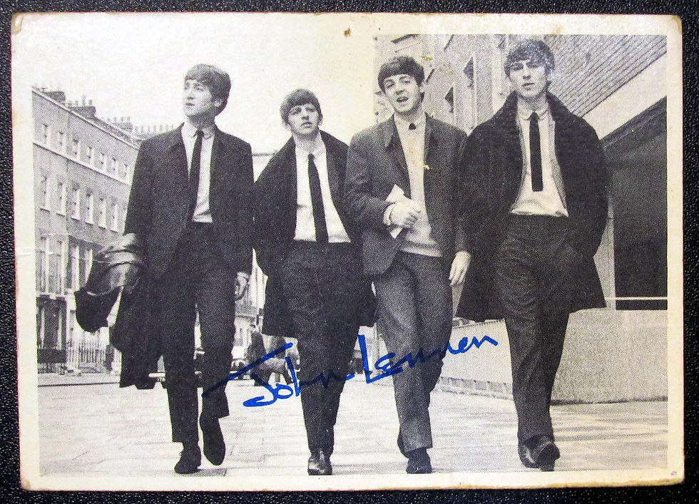 Thumbnail: B&W Beatles Cards
