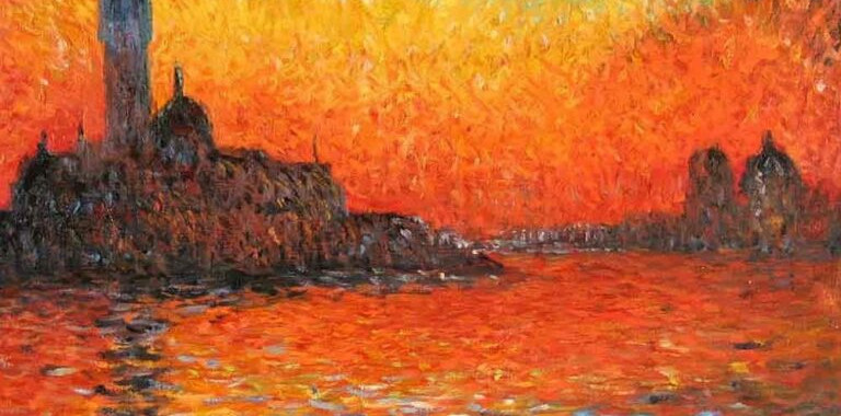 San Giorgio Maggiore at Dusk, Claude Monet