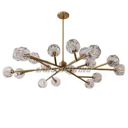 Boule De Style Cristal Chandelier